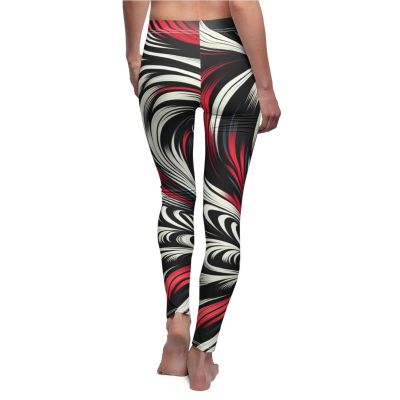 Leggings - The Psychedelic Octopus Experience-Bright Fractal Print